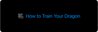A movie camera emoji next to the text 'How to Train Your Dragon' in blue
